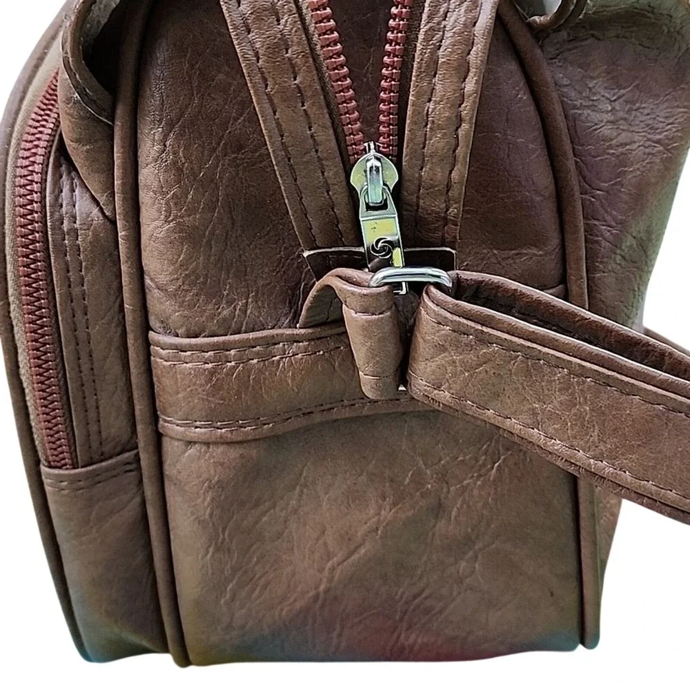 Samsonite Silhouette II Carry On Bag Unisex Large Brown Vintage Travel Retro